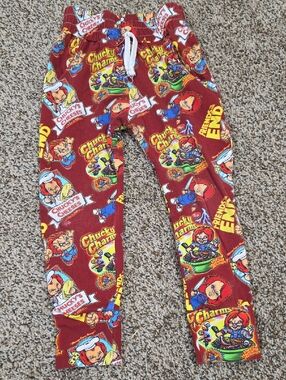 Chucky-themed Kids Jogger Pants - Red